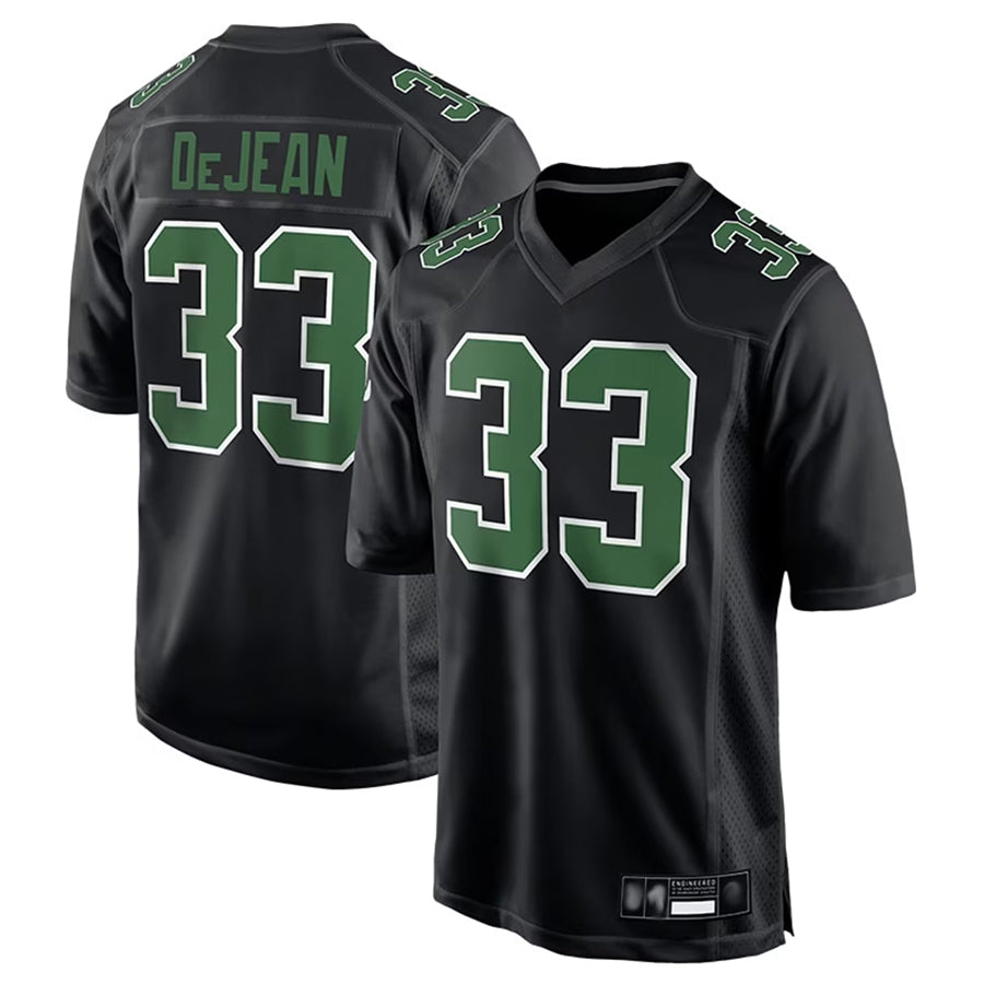 Kdoa P.Eagles #33 Cooper DeJean Player Black Carbon Kelly Stitched Jerseys
