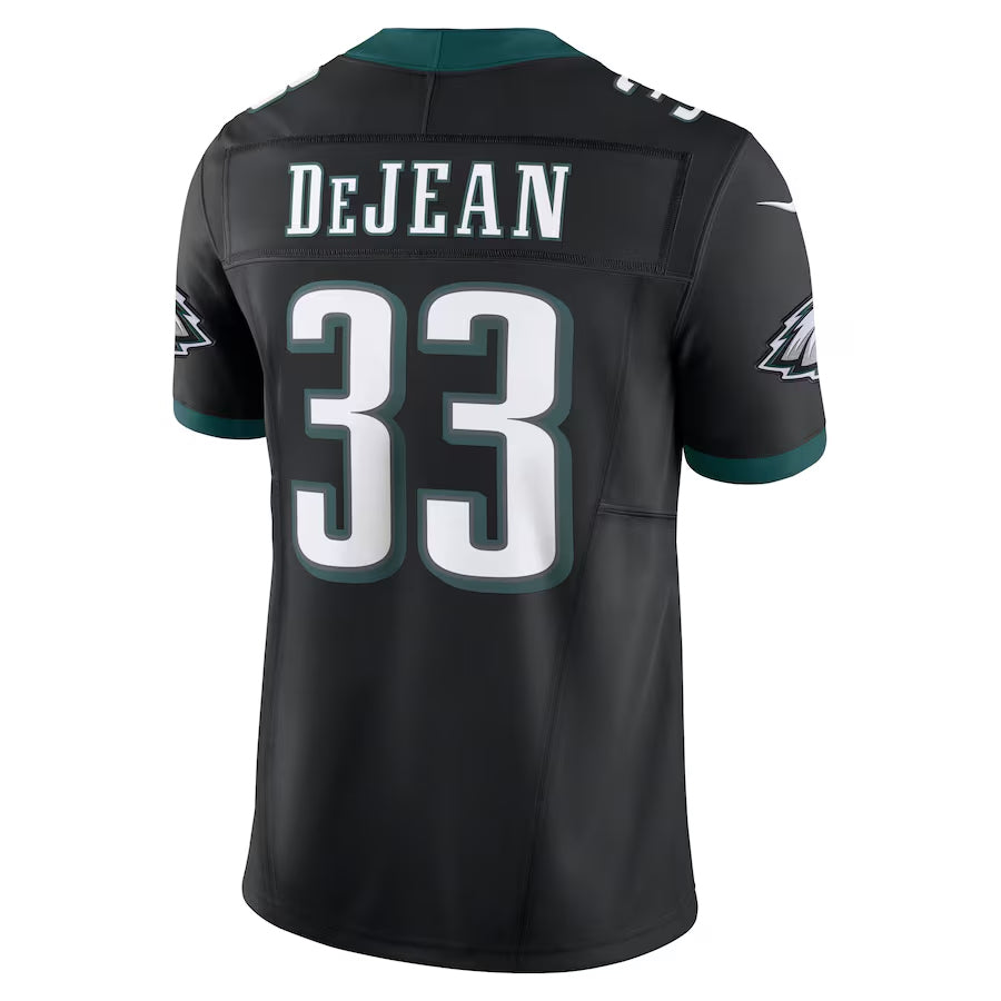 Kdoa P.Eagles #33 Cooper DeJean Player Black Vapor F.U.S.E. Limited Stitched Jerseys