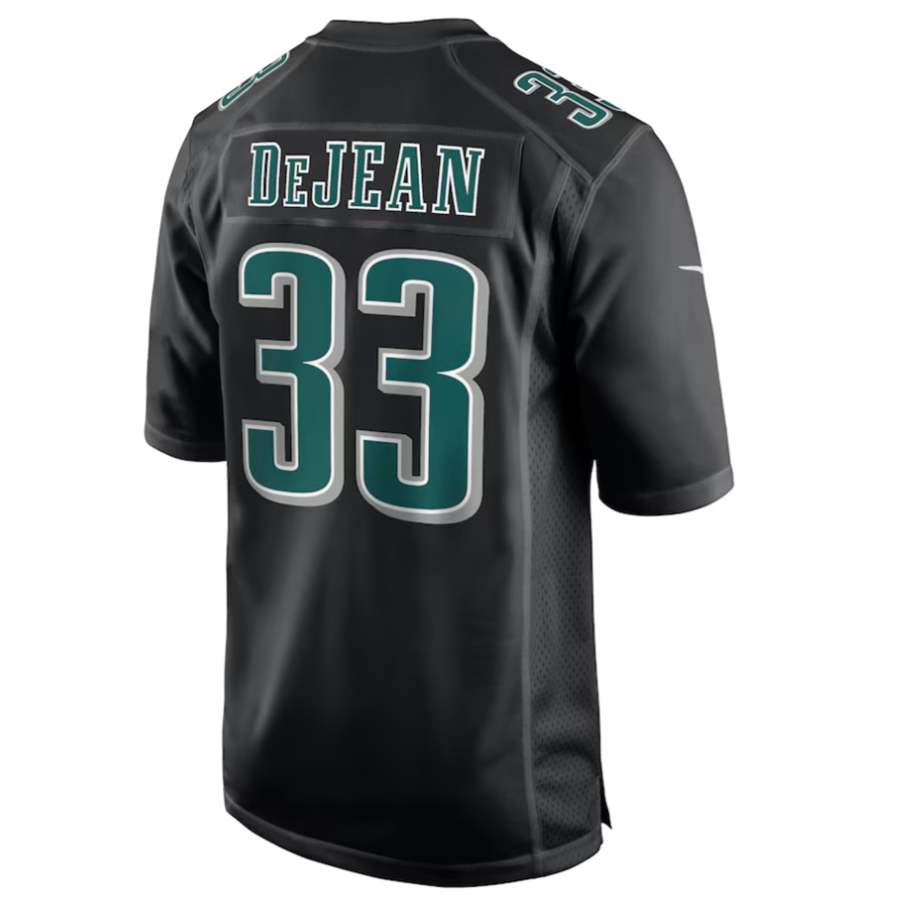 Kdoa P.Eagles #33 Cooper DeJean Player Carbon Black Super Bowl LIX Fashion Game Player Stitched Jersey