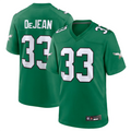 Kdoa P.Eagles #33 Cooper DeJean Player Kelly Green Replica Game Stitched Jerseys