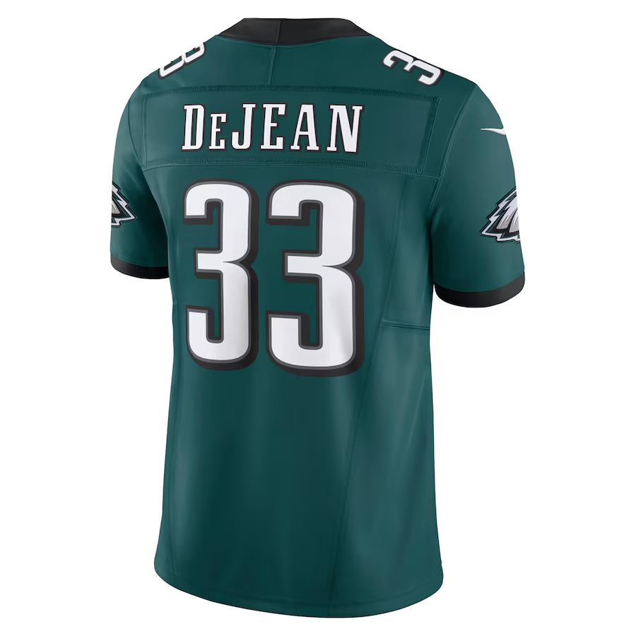 Kdoa P.Eagles #33 Cooper DeJean Player Midnight Green Vapor F.U.S.E. Limited Stitched Jerseys