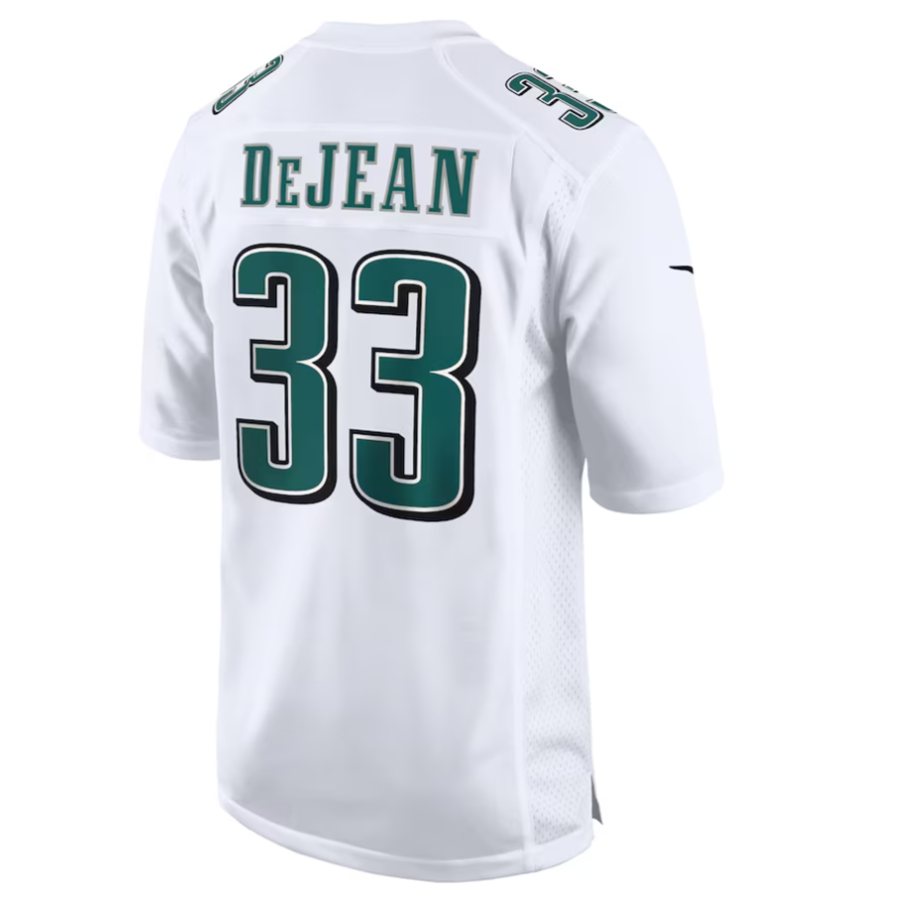 Kdoa P.Eagles #33 Cooper DeJean Player Tundra White Super Bowl LIX Fashion Game Player Stitched Jerseys