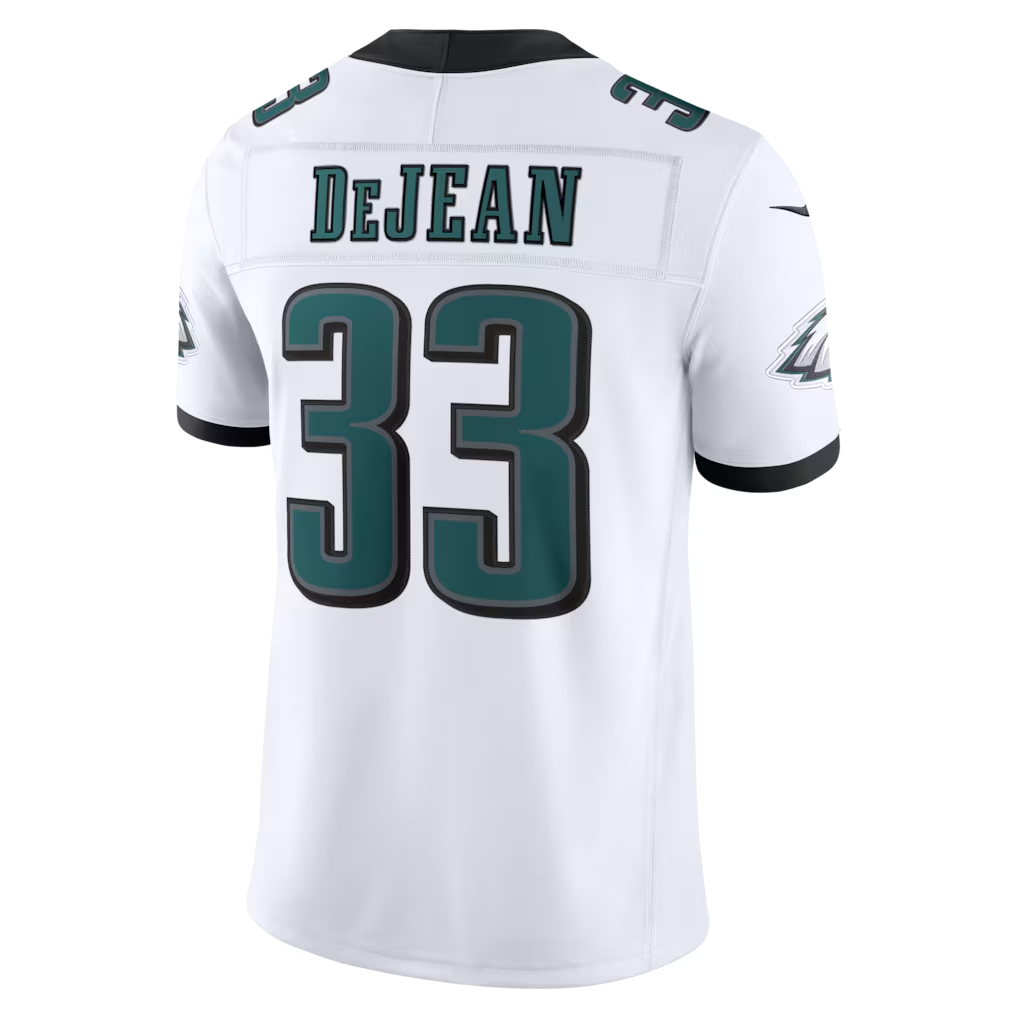 Kdoa P.Eagles #33 Cooper DeJean White Vapor F.U.S.E. Stitched Limited  Stitched Jerseys