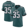 Kdoa P.Eagles #35 Michael Carter II Player Green Home Game Stitched Jerseys