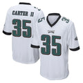 Kdoa P.Eagles #35 Michael Carter II Player White Home Game Stitched Jerseys