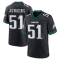 Kdoa P.Eagles #51 Cam Jurgens Player Black Game Home Stitched Jerseys