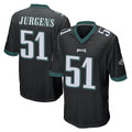 Kdoa P.Eagles #51 Cam Jurgens Player Black Home Game Stitched Jerseys