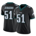 Kdoa P.Eagles #51 Cam Jurgens Player Black Limited Vapor F.U.S.E. Home Game Stitched Jerseys