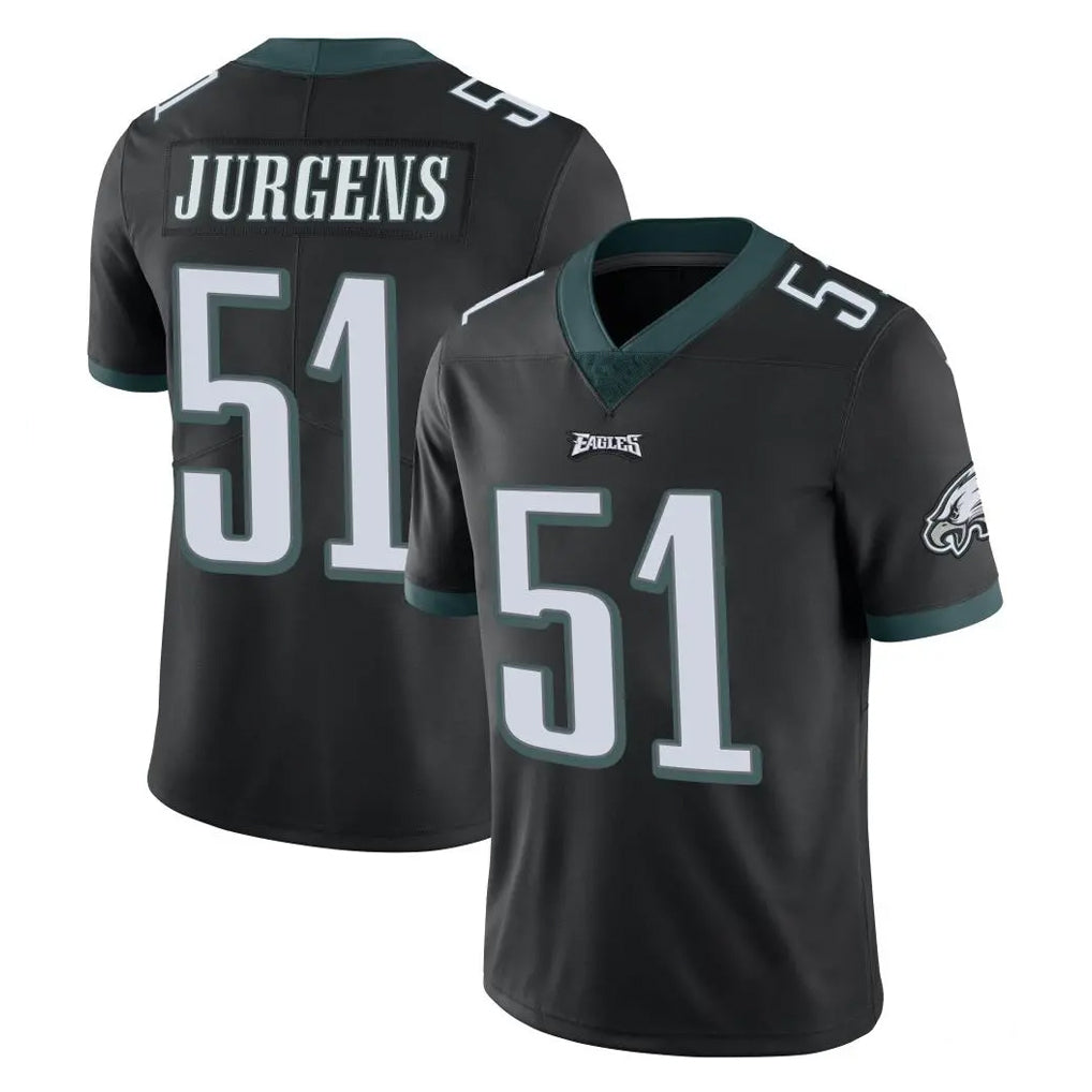 Kdoa P.Eagles #51 Cam Jurgens Player Black Limited Vapor Untouchable Home Game Stitched Jerseys