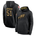 Kdoa P.Eagles #51 Cam Jurgens Player Black Salute to Service Hoodies Limited Game Stitched Jerseys