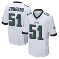Kdoa P.Eagles #51 Cam Jurgens Player White Home Game Stitched Jerseys