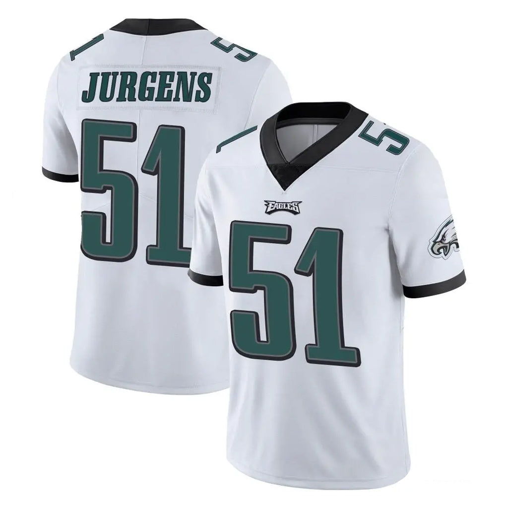 Kdoa P.Eagles #51 Cam Jurgens Player White Limited Vapor Untouchable Home Game Stitched Jerseys