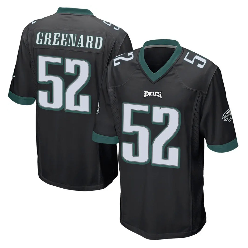 Kdoa P.Eagles #52 Jonathan Greenard Player Black Home Game Stitched Jerseys