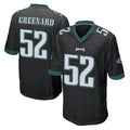 Kdoa P.Eagles #52 Jonathan Greenard Player Black Home Game Stitched Jerseys