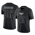 Kdoa P.Eagles #52 Jonathan Greenard Player Black Reflective Limited Home Game Stitched Jerseys