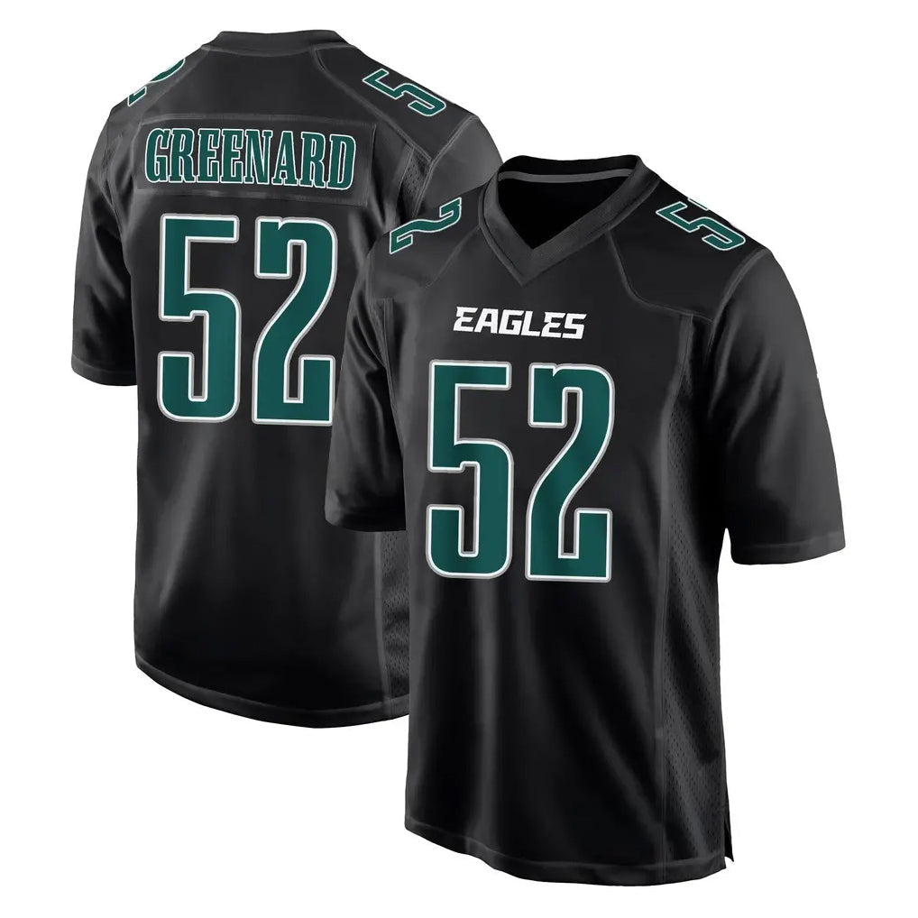 Kdoa P.Eagles #52 Jonathan Greenard Player Carbon Black Fashion Home Game Stitched Jerseys