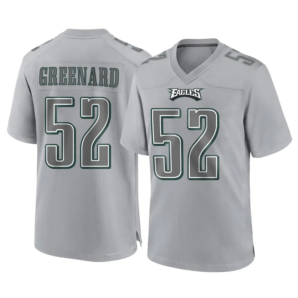 Kdoa P.Eagles #52 Jonathan Greenard Player Gray Atmosphere Fashion Home Game Stitched Jerseys