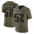 Kdoa P.Eagles #52 Jonathan Greenard Player Olive 2025 Salute To Service Limited Stitched Jerseys