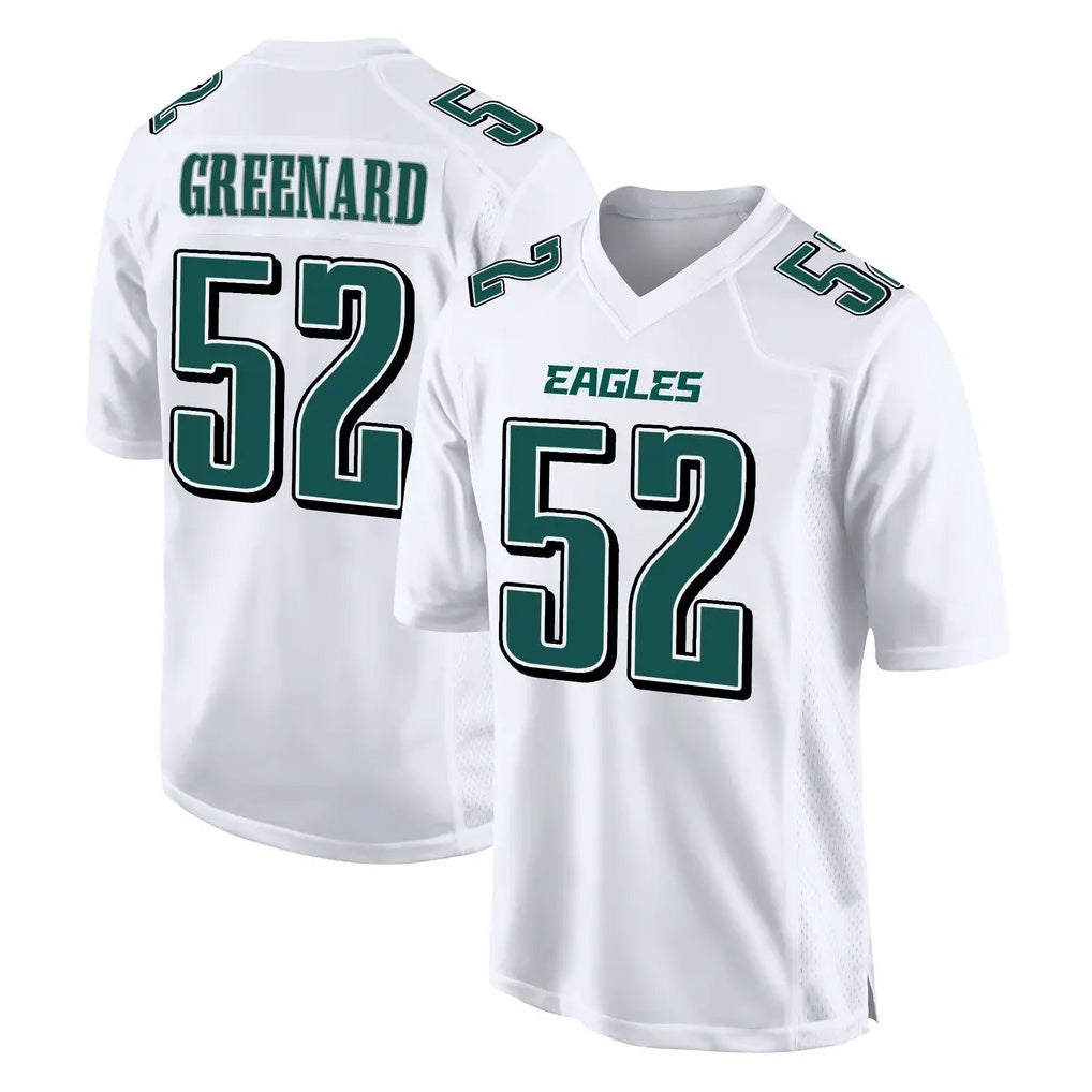 Kdoa P.Eagles #52 Jonathan Greenard Player White Tundra Fashion Home Game Stitched Jerseys