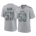 Kdoa P.Eagles #53 Zack Baun Player Gray Atmosphere Fashion Home Game Stitched Jerseys