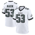 Kdoa P.Eagles #53 Zack Baun Player White Game Home Stitched Jerseys