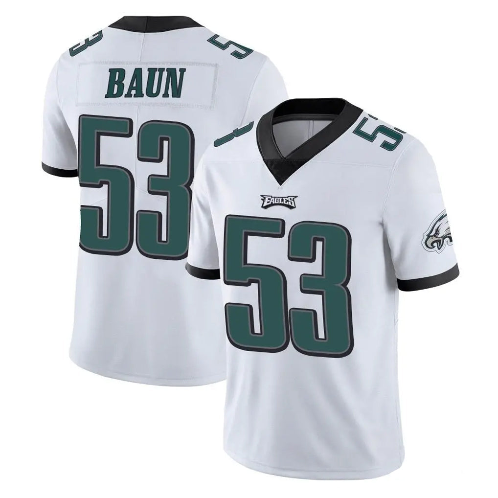 Kdoa P.Eagles #53 Zack Baun Player White Limited Vapor Untouchable Home Game Stitched Jerseys