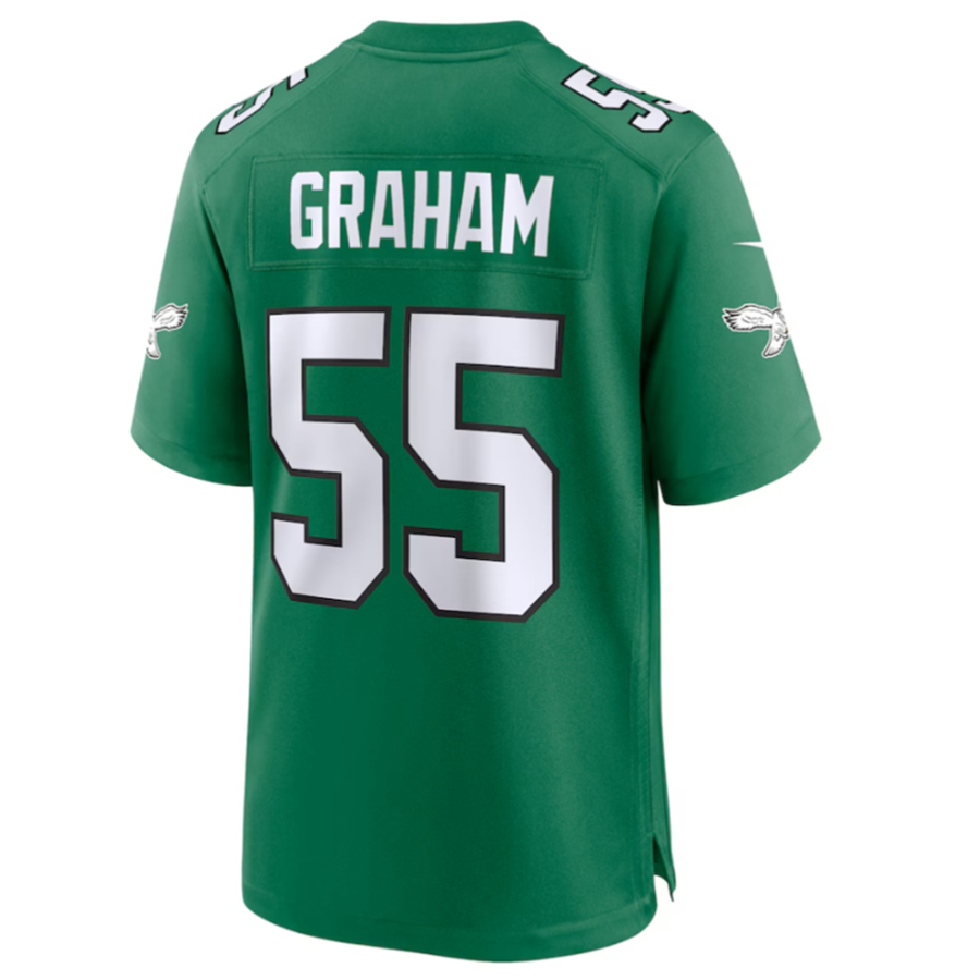 Kdoa P.Eagles #55 Brandon Graham Green Alternate Game Jersey Stitched American Jerseys