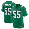 Kdoa P.Eagles #55 Brandon Graham Kelly Green Alternate Game Stitched Jerseys