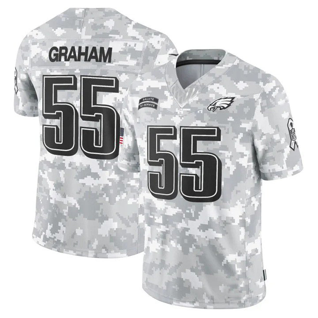 Kdoa P.Eagles #55 Brandon Graham Player Arctic Camo Salute to Service Limited Stitched Jerseys