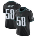 Kdoa P.Eagles #58 Jalyx Hunt Player Black Limited Vapor Untouchable Home Game Stitched Jerseys