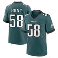 Kdoa P.Eagles #58 Jalyx Hunt Player Green Home Game Stitched Jerseys