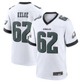 Kdoa P.Eagles #62 Jason Kelce White White Game Stitched American Stitched Jerseys