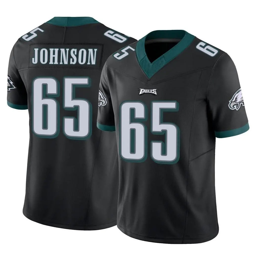 Kdoa P.Eagles #65 Lane Johnson Player Black Limited Vapor F.U.S.E. Home Game Stitched Jerseys