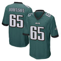 Kdoa P.Eagles #65 Lane Johnson Player Team Color Green Home Game Stitched Jerseys