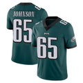 Kdoa P.Eagles #65 Lane Johnson Player Team Color Green Vapor Untouchable Home Game Stitched Jerseys