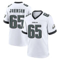 Kdoa P.Eagles #65 Lane Johnson Player White Game Home Stitched Jerseys