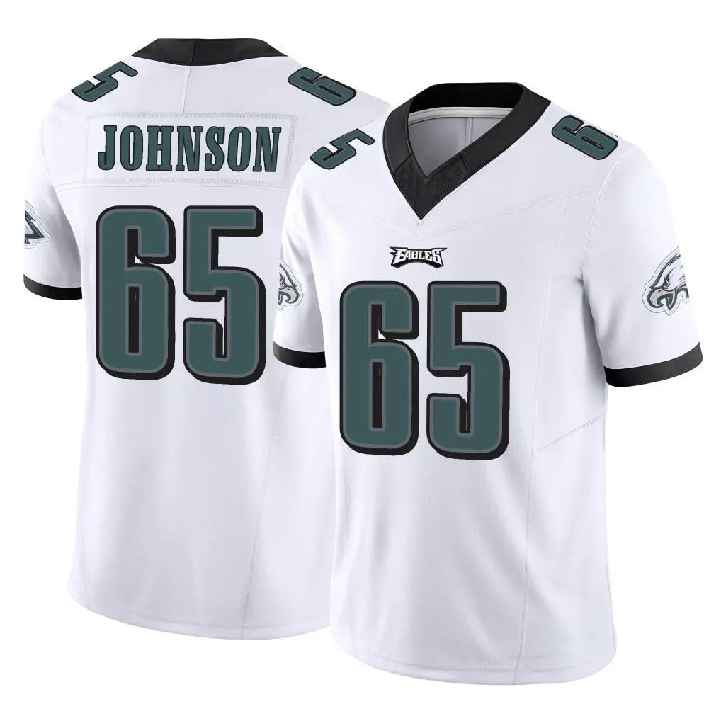 Kdoa P.Eagles #65 Lane Johnson Player White Limited Vapor F.U.S.E. Home Game Stitched Jerseys