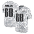 Kdoa P.Eagles #68 Jordan Mailata Player Arctic Camo Salute to Service Limited Game Stitched Jerseys