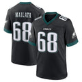 Kdoa P.Eagles #68 Jordan Mailata Player Black Game Home Stitched Jerseys