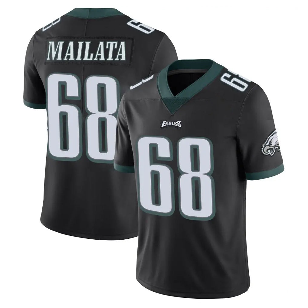 Kdoa P.Eagles #68 Jordan Mailata Player Black Limited Vapor Untouchable Home Game Stitched Jerseys