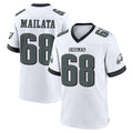 Kdoa P.Eagles #68 Jordan Mailata Player White Game Home Stitched Jerseys
