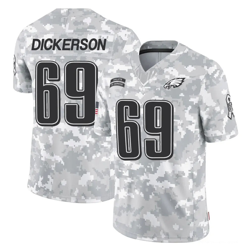 Kdoa P.Eagles #69 Landon Dickerson Player Arctic Camo Salute to Service Limited Game Stitched Jerseys