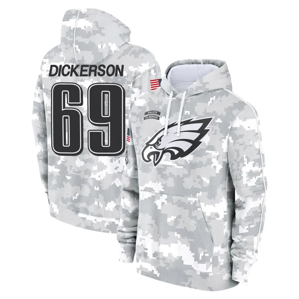 Kdoa P.Eagles #69 Landon Dickerson Player Arctic Camo Salute to Service Pullover Hoodies Limited Game Stitched Jerseys