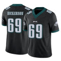 Kdoa P.Eagles #69 Landon Dickerson Player Black Limited Vapor F.U.S.E. Home Game Stitched Jerseys
