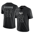 Kdoa P.Eagles #69 Landon Dickerson Player Black Reflective Limited Home Game Stitched Jerseys