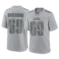Kdoa P.Eagles #69 Landon Dickerson Player Gray Atmosphere Fashion Home Game Stitched Jerseys
