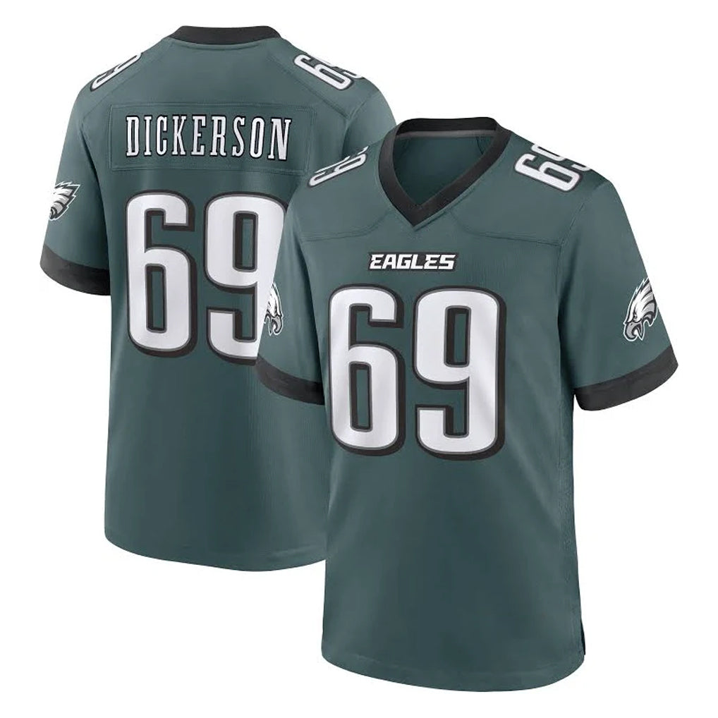 Kdoa P.Eagles #69 Landon Dickerson Player Green Home Game Stitched Jerseys