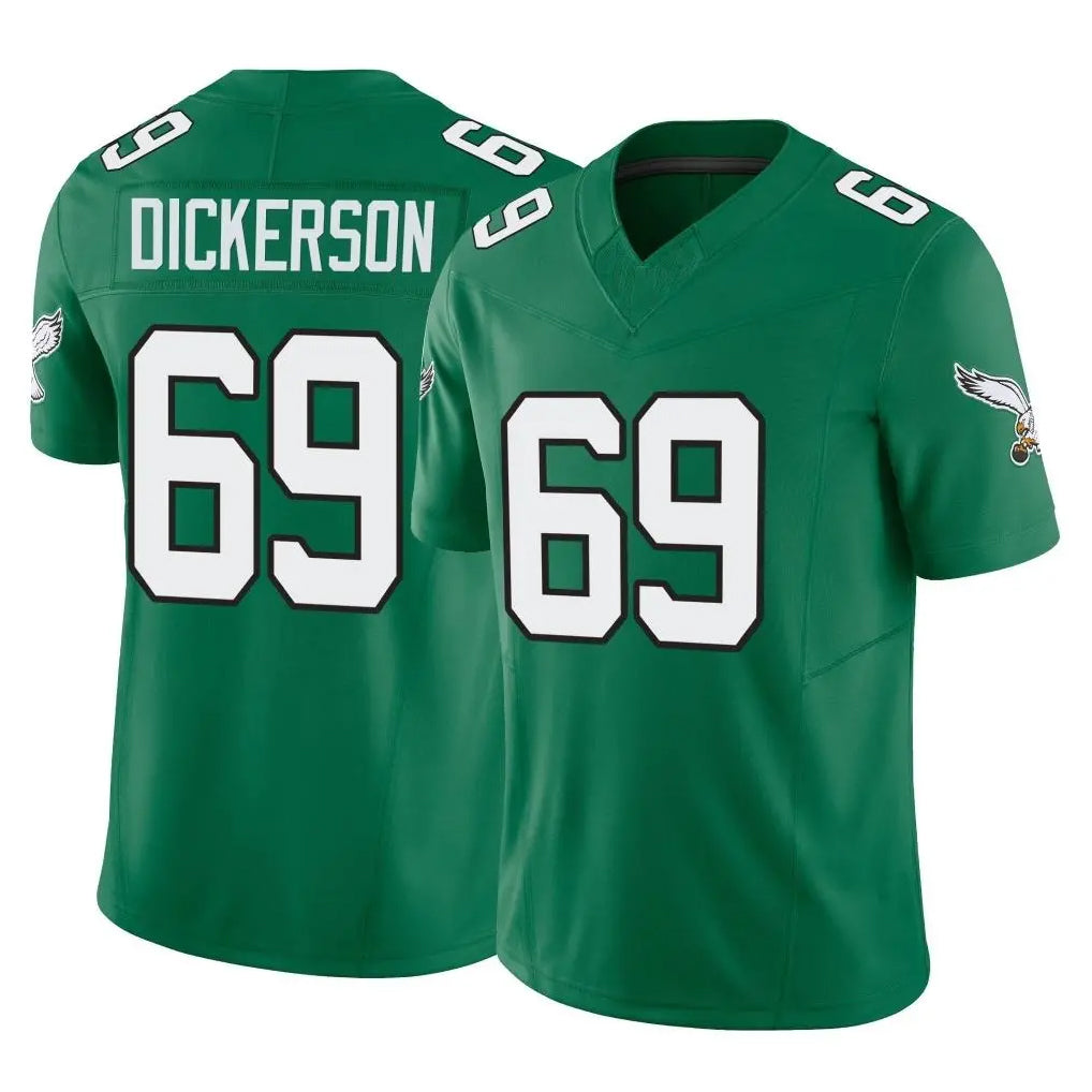 Kdoa P.Eagles #69 Landon Dickerson Player Green Kelly Alternate Vapor F.U.S.E. Home Game Stitched Jerseys
