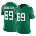 Kdoa P.Eagles #69 Landon Dickerson Player Green Kelly Alternate Vapor F.U.S.E. Home Game Stitched Jerseys