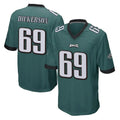 Kdoa P.Eagles #69 Landon Dickerson Player Team Color Green Home Game Stitched Jerseys